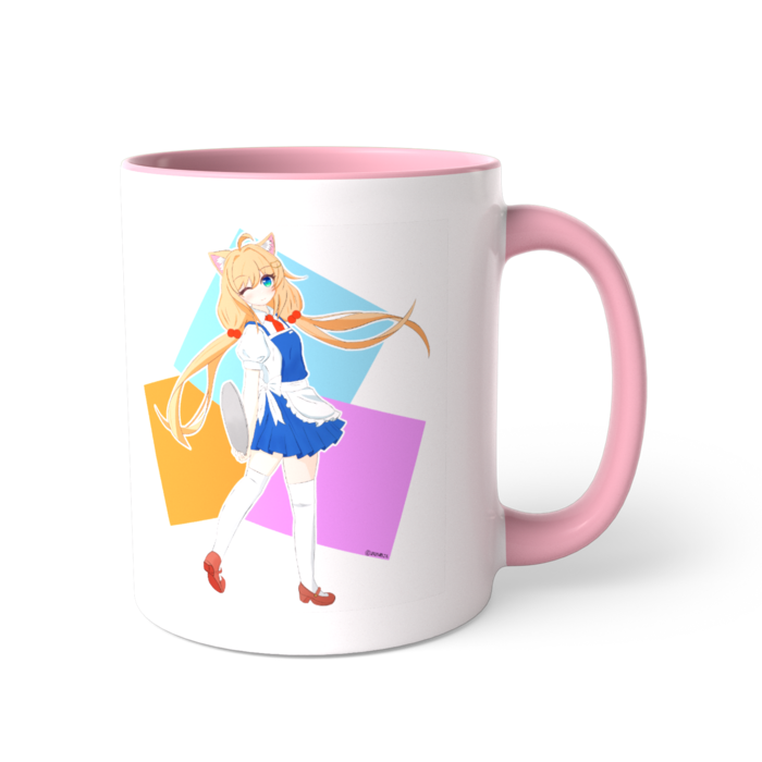 ツートンカラーマグカップ - 直径 8.2cm / 高さ 9.5cm