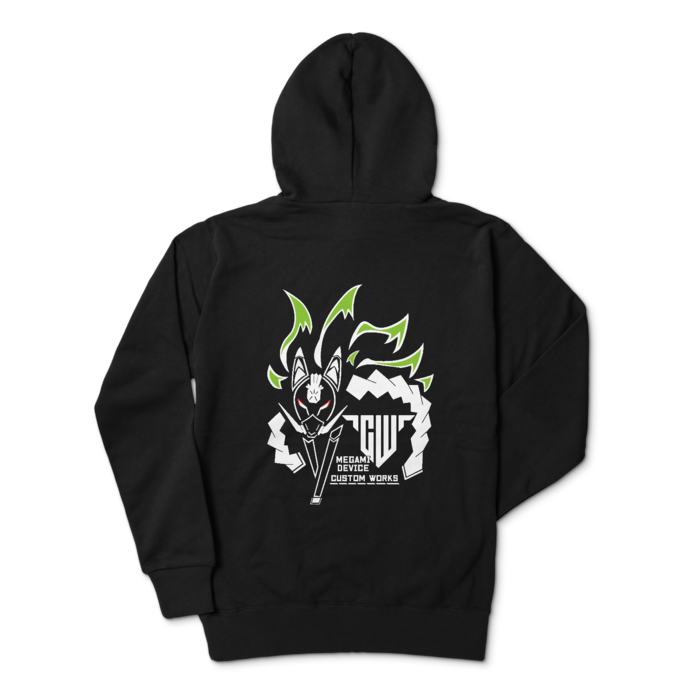 ジップパーカー - L - ブラック