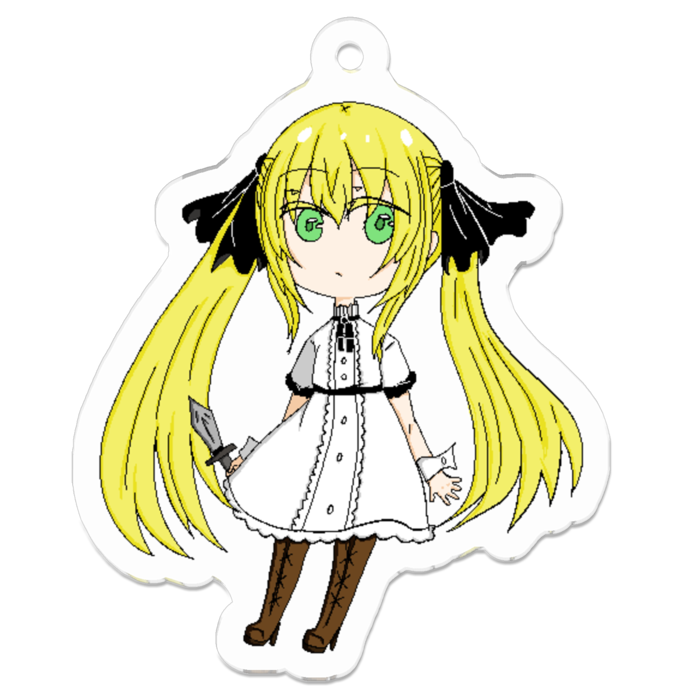 アクリルキーホルダー - 50 x 50 (mm)