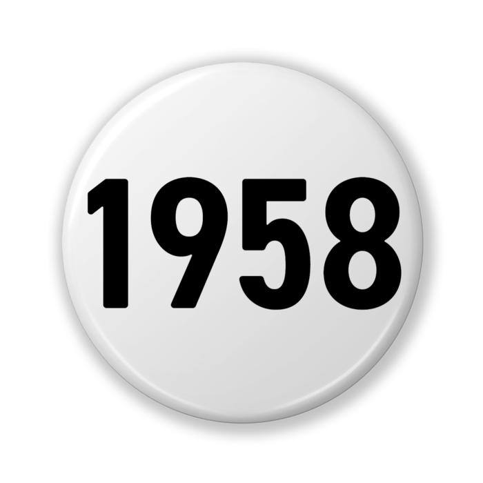 【1958】缶バッジ- 32mm