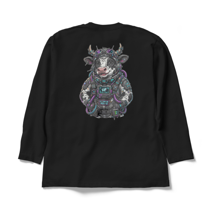 ロングスリーブTシャツ - XL - ブラック(1)