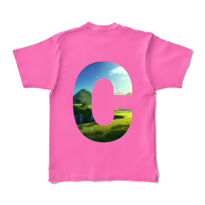 カラーTシャツ - XL - ピンク (濃色)