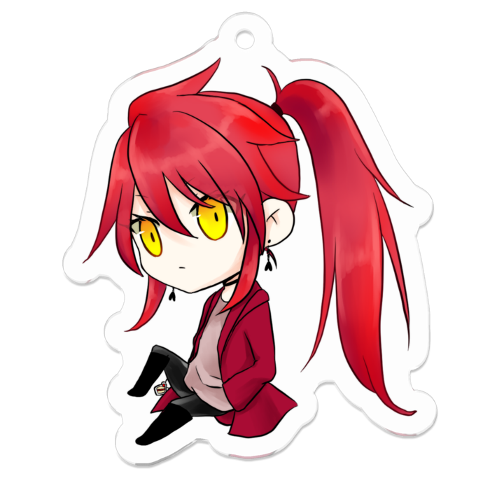 ミニアーチェアクリルキーホルダー 八星稲荷 Booth