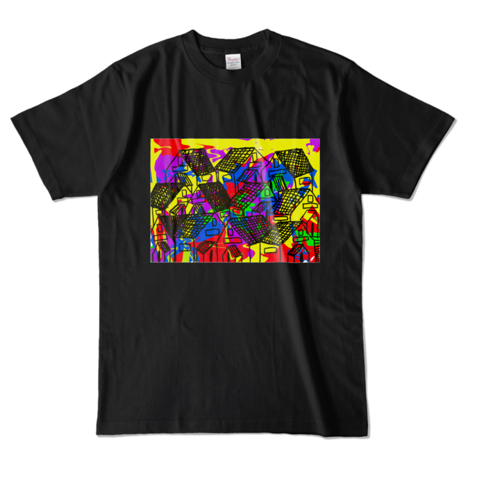 カラーTシャツ - L - ブラック (濃色)