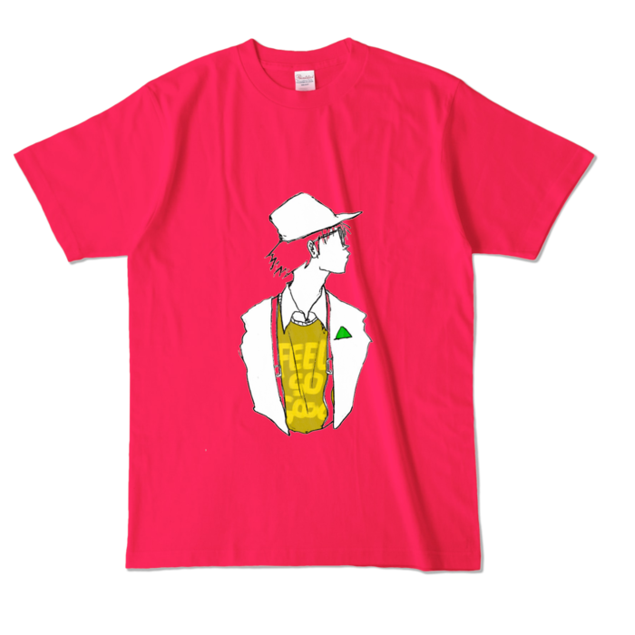 カラーTシャツ - L - ホットピンク (濃色)
