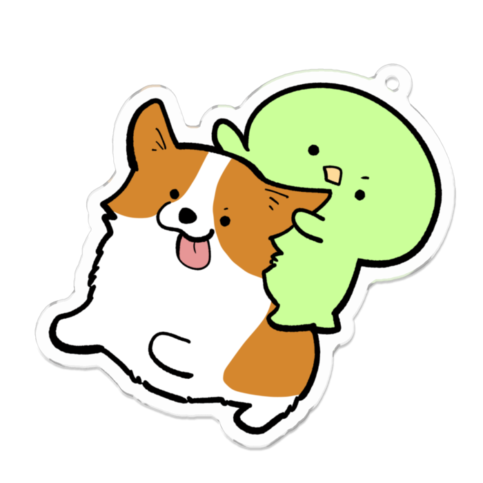 アクリルキーホルダー - 70 x 70 (mm)