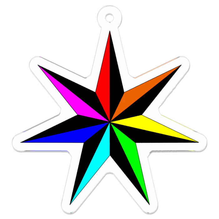 アクリルキーホルダー - 50 x 50 (mm)