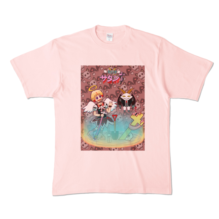 カラーTシャツ - XL - ライトピンク (淡色)