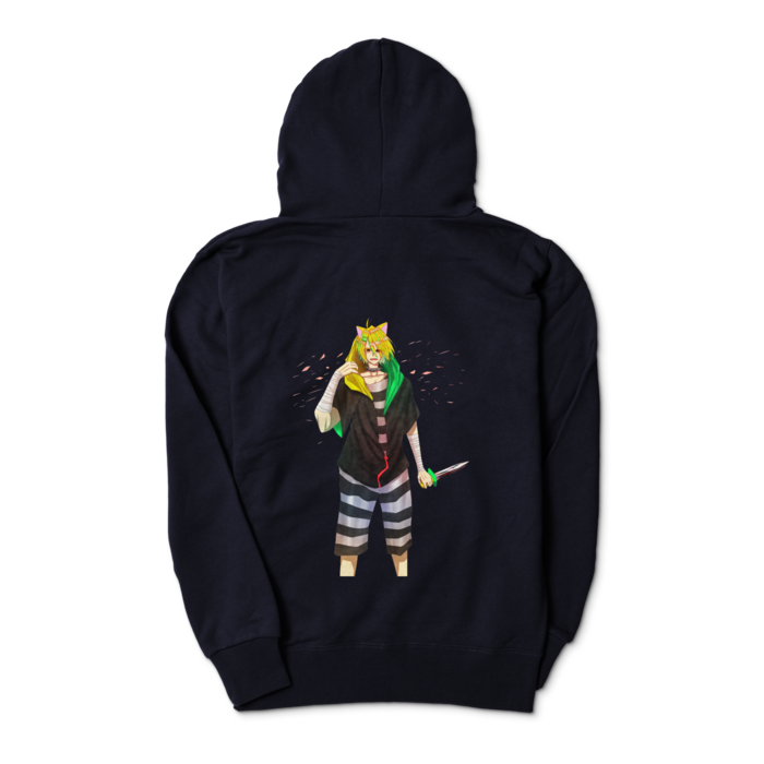 ジップパーカー - S - ネイビー