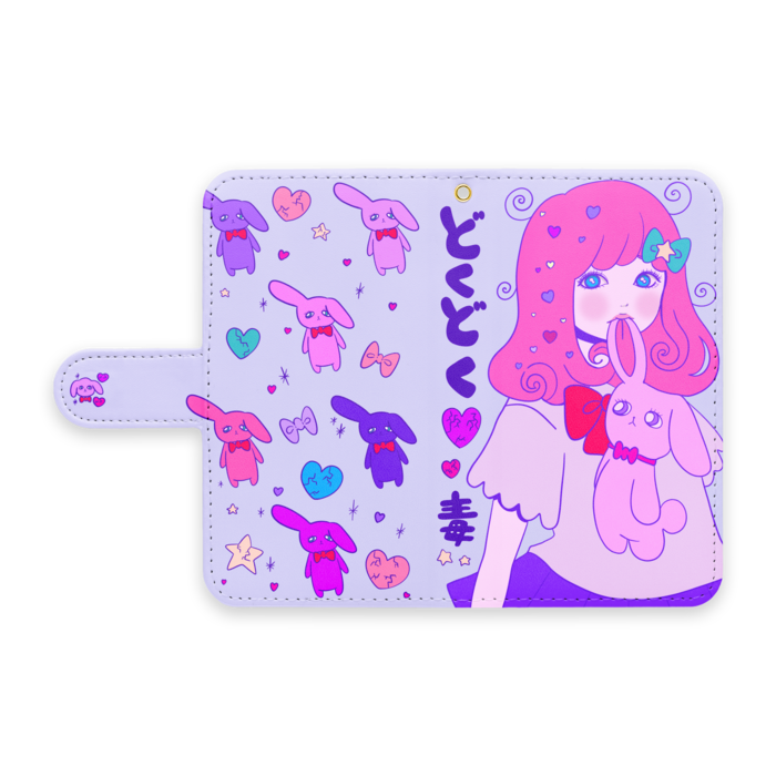 手帳型Androidケース - S - ストラップ穴 あり