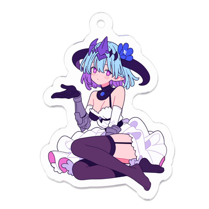 アクリルキーホルダー - 50 x 50 (mm)