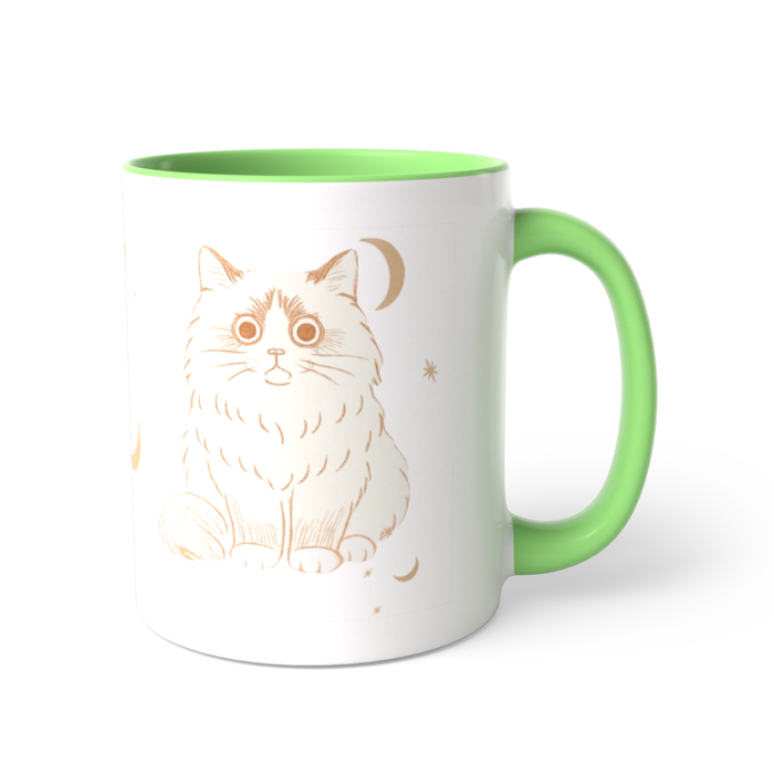 グリーン ツートンカラーマグカップ - 直径 8.2cm / 高さ 9.5cm(2)