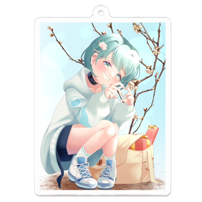 アクリルキーホルダー - 70 x 70 (mm)