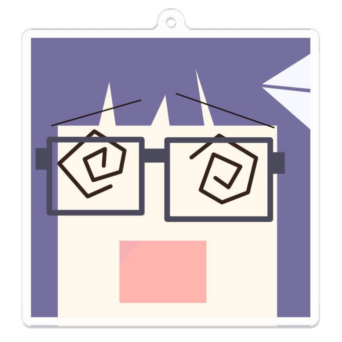 アクリルキーホルダー - 70 x 70 (mm)