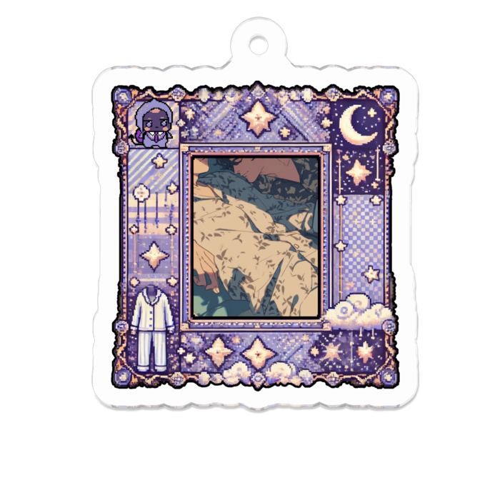 アクリルキーホルダー - 50 x 50 (mm)