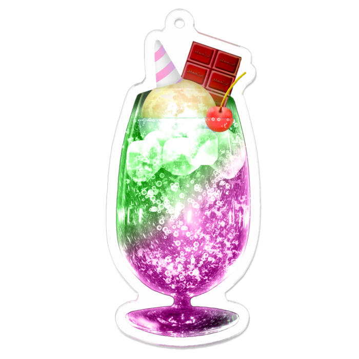 アクリルキーホルダー - 70 x 70 (mm)