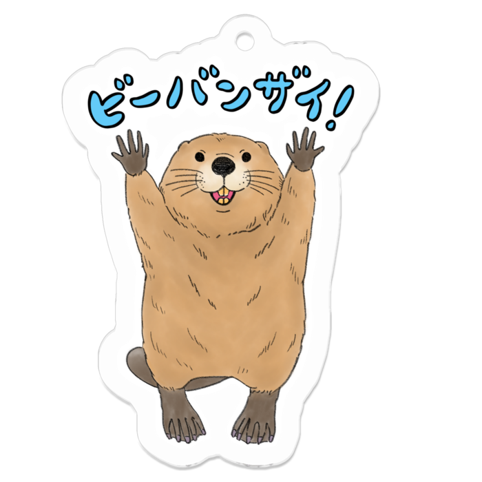 アクリルキーホルダー - 50 x 50 (mm)