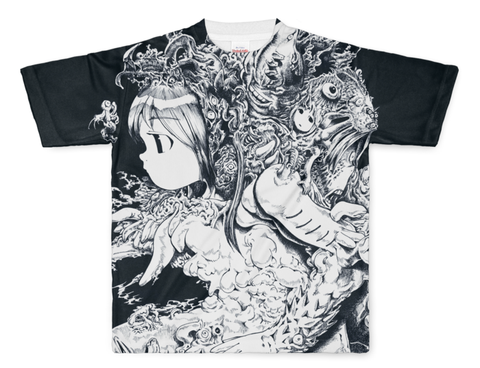 フルグラフィックTシャツ - L - 両面印刷