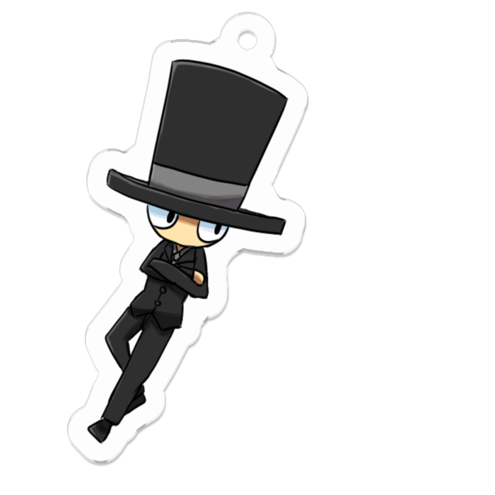 アクリルキーホルダー - 50 x 50 (mm)