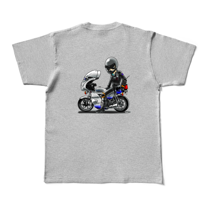 カラーTシャツ - M - 杢グレー (濃色)