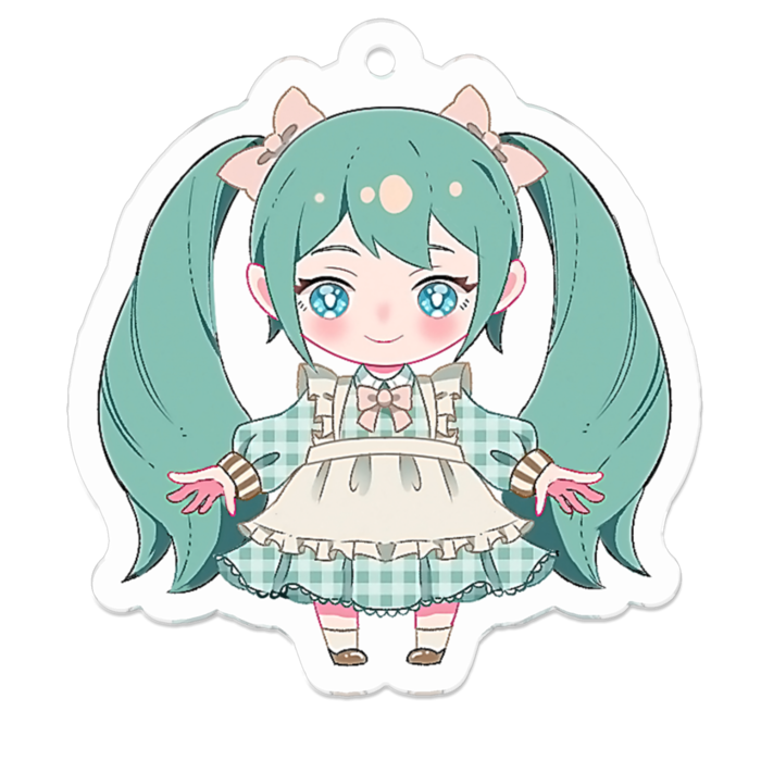 アクリルキーホルダー - 50 x 50 (mm)