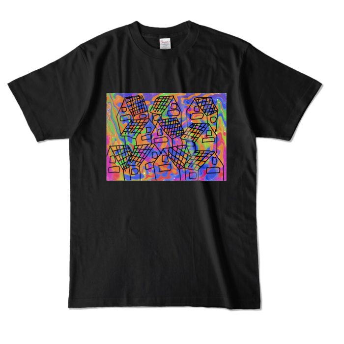 カラーTシャツ - L - ブラック (濃色)