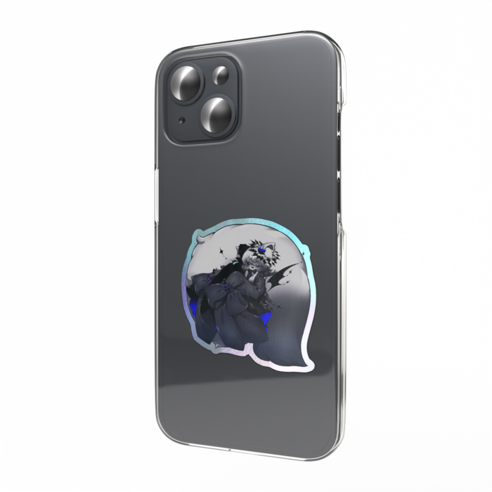 オーロラスマホステッカー - 縦