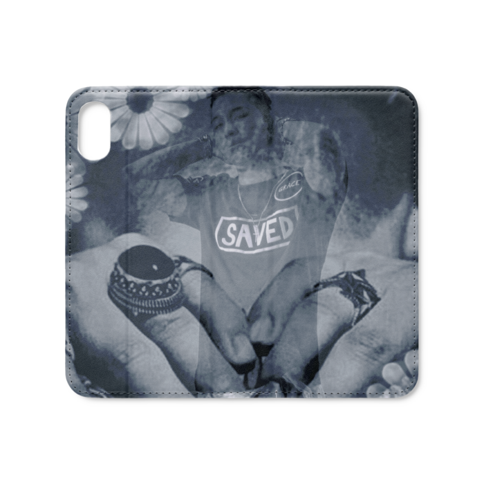 手帳型iPhoneケース（ベルトなし） - iPhone XS / X - ストラップ穴 なし