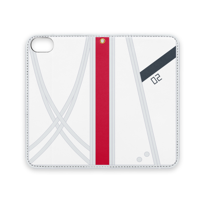 手帳型iPhoneケース（ベルトなし） - iPhone 8 / 7 / SE2 - ストラップ穴 あり