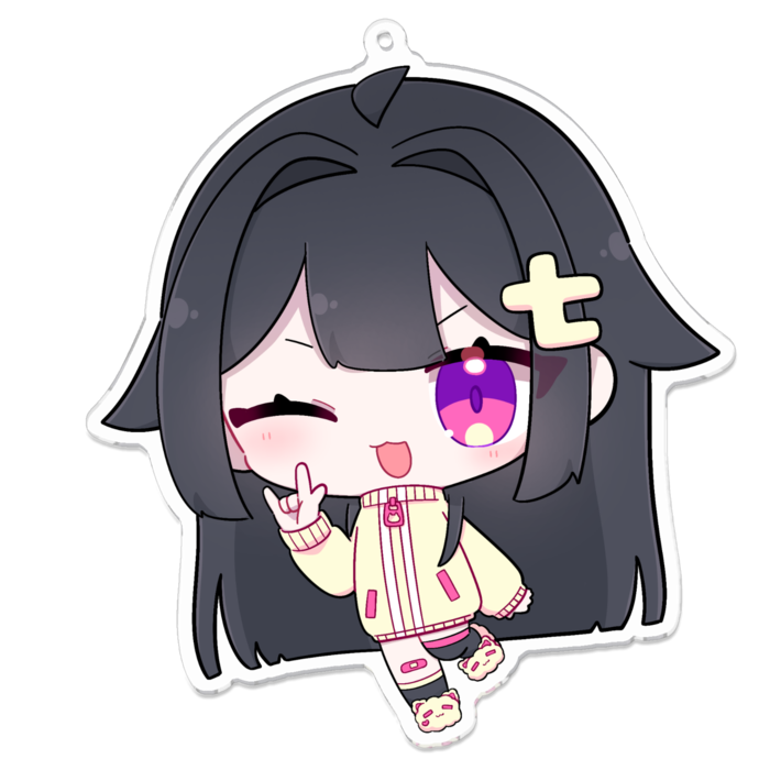 アクリルキーホルダー - 100 x 100 (mm)
