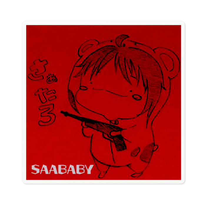 ステッカー - 100 x 100 (mm)