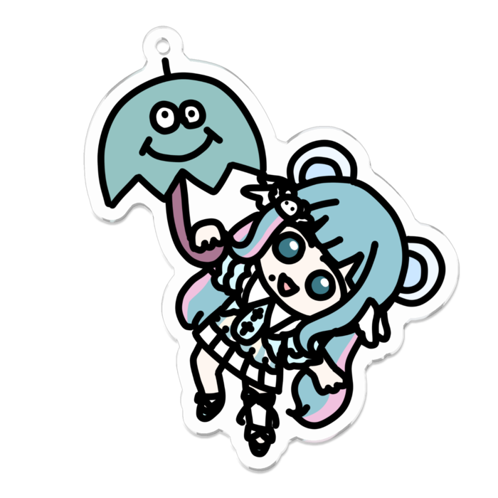 アクリルキーホルダー - 70 x 70 (mm)