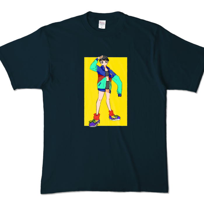 カラーTシャツ - XL - ネイビー (濃色)