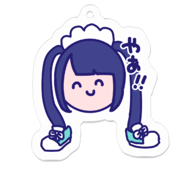 アクリルキーホルダー - 50 x 50 (mm)