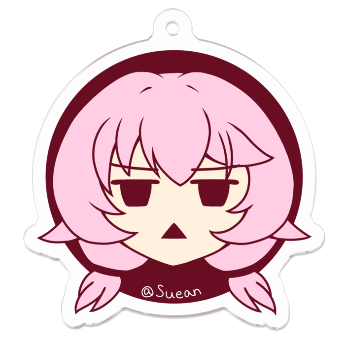 アクキーふつーサイズ - 50 x 50 (mm)