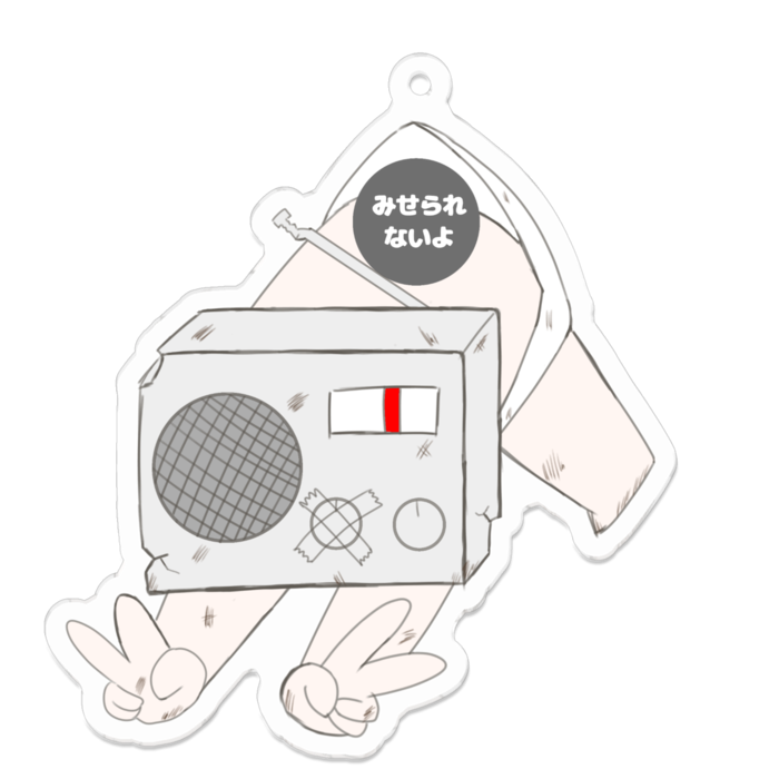 アクリルキーホルダー - 70 x 70 (mm)