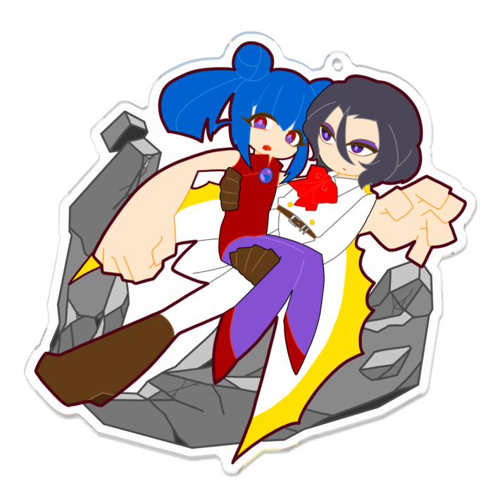 アクリルキーホルダー - 100 x 100 (mm)