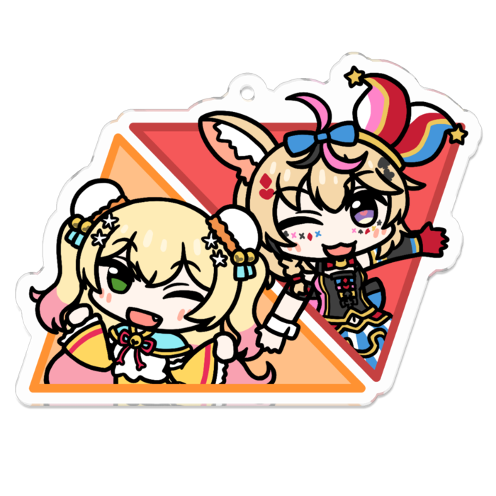 アクリルキーホルダー - 70 x 70 (mm)