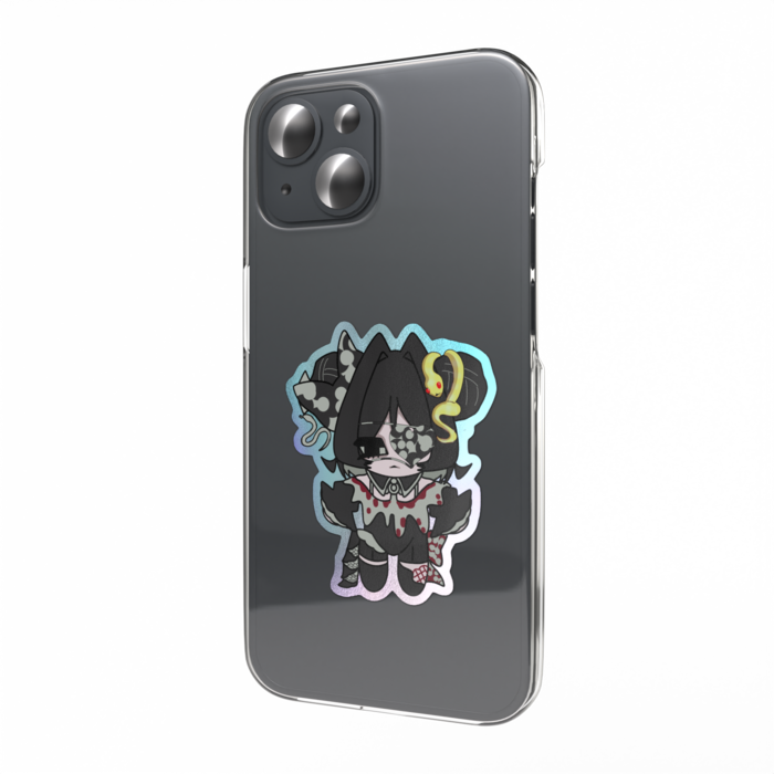 オーロラスマホステッカー - W55 × H91mm 以内