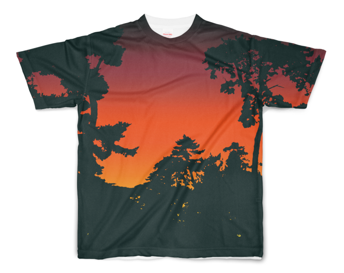 フルグラフィックTシャツ - S - 両面印刷