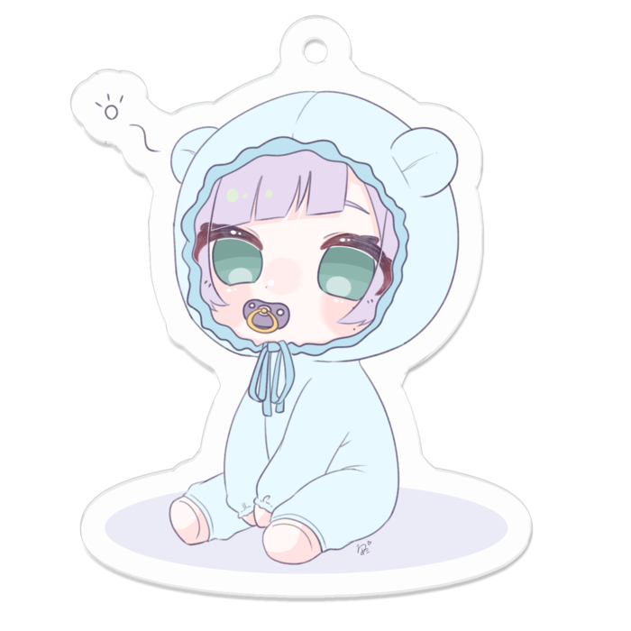 アクリルキーホルダー - 50 x 50 (mm)