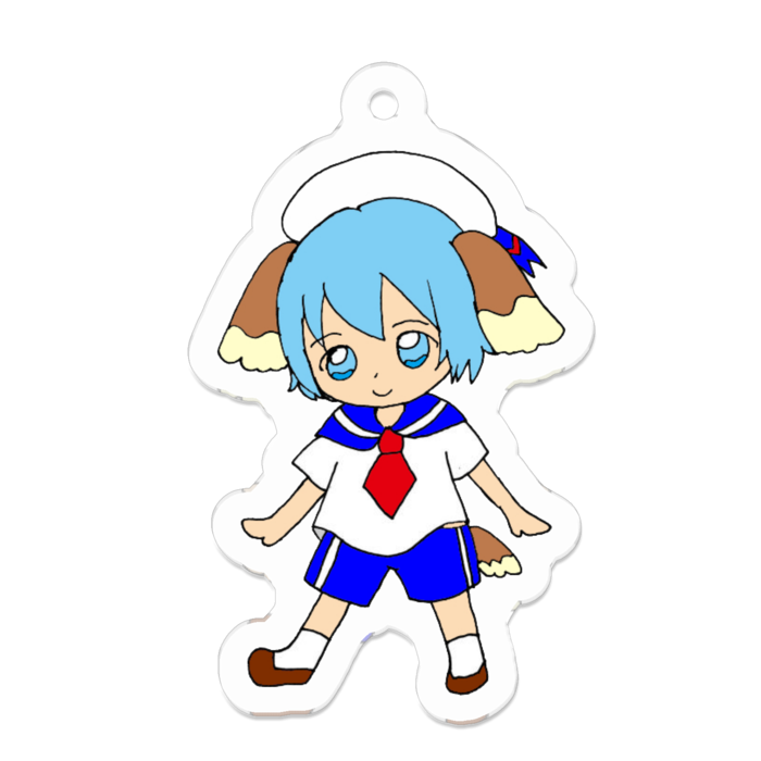 アクリルキーホルダー - 50 x 50 (mm)