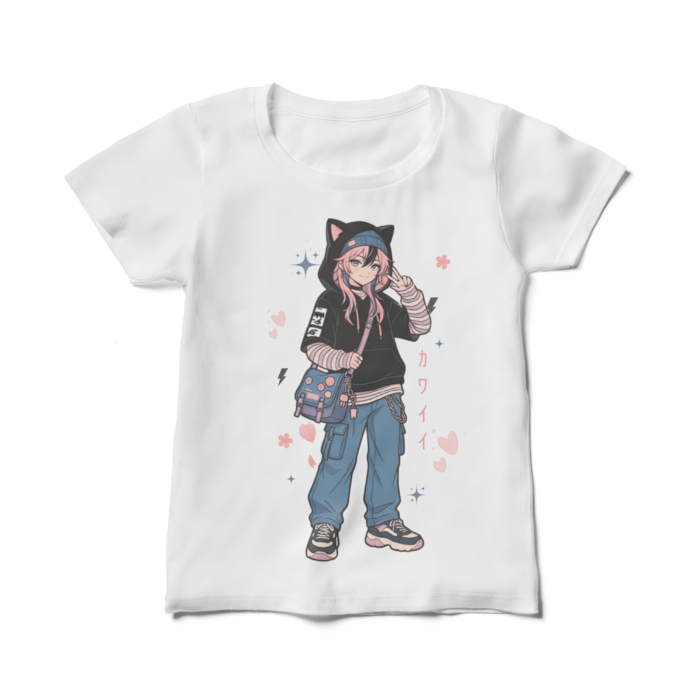レディースTシャツ - M - 白