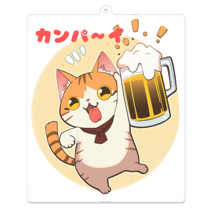 アクリルキーホルダー - 100 x 100 (mm)