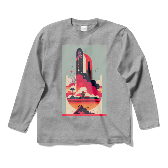 ロングスリーブTシャツ - S - 杢グレー