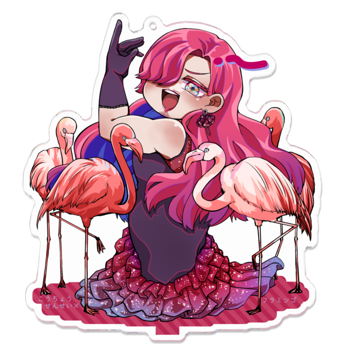 アクリルキーホルダー - 100 x 100 (mm)