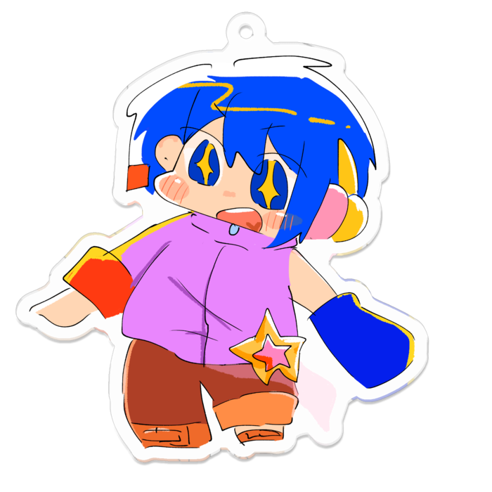 アクリルキーホルダー - 70 x 70 (mm)