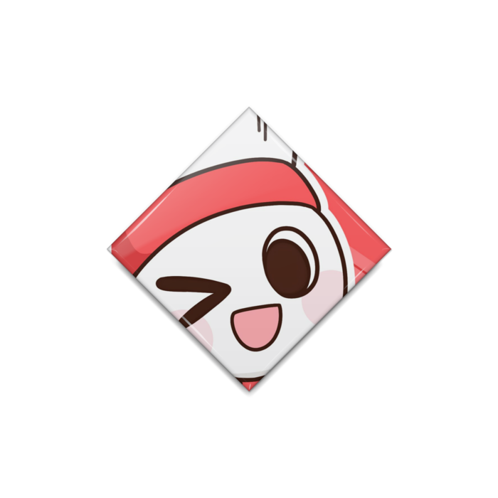 缶バッジ - ひし形40mm