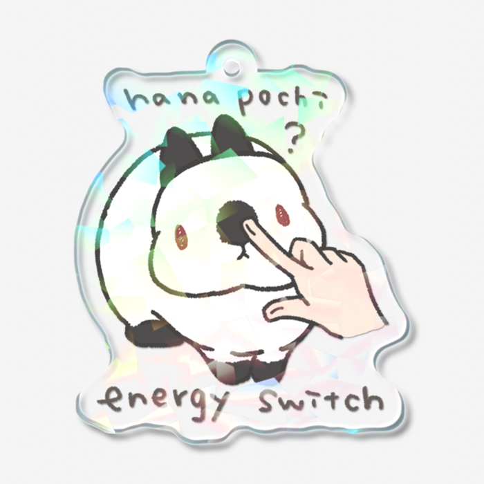 ホログラムアクリルキーホルダー - 50 × 50mm