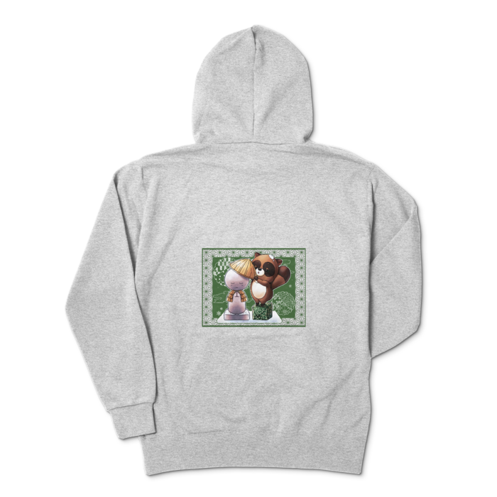 ジップパーカー - XL - 杢グレー